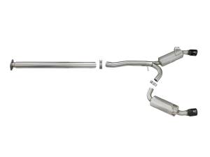 aFe Power - aFe Power Takeda 3 IN to 2-1/2 IN 304 Stainless Steel Cat-Back Exhaust w/ Black Tips Mitsubishi Lancer EVO X 08-15 L4-2.0L (t) - 49-36701-B - Image 5