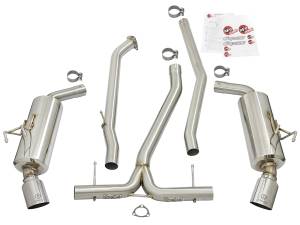 aFe Power - aFe Power Takeda 2-1/4 to 2-1/2 IN 304 Stainless Steel Cat-Back Exhaust w/Polished Tips Honda Civic Sedan 16-21 L4-1.5L (t) - 49-36615-P - Image 8