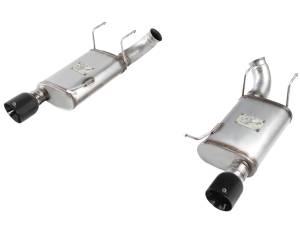 aFe Power - aFe Power MACH Force-Xp 3 IN 409 Stainless Steel Axle-Back Exhaust System w/Black Tip Ford Mustang GT 11-14 V8-5.0L - 49-43052-B - Image 1