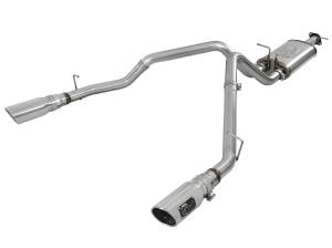 aFe Power MACH Force-Xp 3 IN Stainless Steel Cat-Back Exhaust System w/ Dual Polish Tips RAM 1500 (DT) 19-23 V8-5.7L HEMI - 49-42059-P