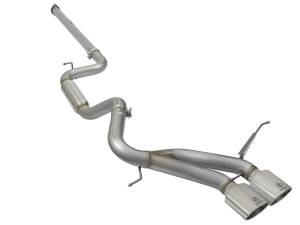 aFe Power Takeda 3 IN 304 Stainless Steel Cat-Back Exhaust System w/Polished Tip Ford Focus ST 13-18 L4-2.0L (t) - 49-33083-P