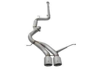 aFe Power - aFe Power Takeda 3 IN 304 Stainless Steel Cat-Back Exhaust System w/Polished Tip Ford Focus ST 13-18 L4-2.0L (t) - 49-33083-P - Image 2