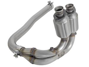 aFe POWER Direct Fit 409 Stainless Steel Front Catalytic Converter Jeep Wrangler (TJ) 04-06 L6-4.0L - 47-48003
