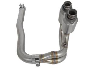 aFe Power - aFe POWER Direct Fit 409 Stainless Steel Front Catalytic Converter Jeep Wrangler (TJ) 04-06 L6-4.0L - 47-48003 - Image 2