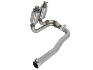 aFe Power - aFe POWER Direct Fit 409 Stainless Steel Front Catalytic Converter Jeep Wrangler (TJ) 04-06 L6-4.0L - 47-48003 - Image 3