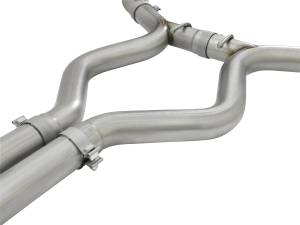 aFe Power - aFe Power MACH Force-Xp 3 IN 304 Stainless Steel Cat-Back Exhaust System w/Black Tip Ford Mustang GT 15-17 V8-5.0L/V6-3.7L - 49-33072-1B - Image 4