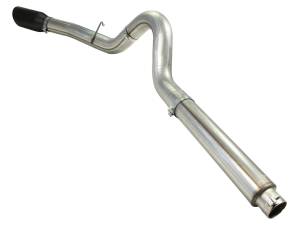 aFe Power - aFe Power Large Bore-HD 5 IN 409 Stainless Steel DPF-Back Exhaust System w/Black Tip Ford Diesel Trucks 08-10 V8-6.4L (td) - 49-43054-B - Image 3