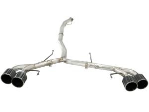 aFe Power - aFe Power Takeda 3 IN to 2-1/2 IN 304 Stainless Steel Cat-Back Exhaust System w/Carbon Tip Nissan GT-R (R35) 09-23 V6-3.8L (tt) - 49-36108-C - Image 2