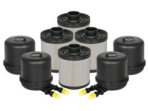 aFe Power - aFe Power Pro GUARD HD Fuel Filter w/ Housing (4 Pack) - 44-FF014-MB - Image 1