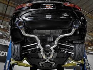 aFe Power - aFe Power Takeda 2-1/2 IN 304 Stainless Steel Cat-Back Exhaust System w/ Blue Flame Tips Infiniti Q50 16-23 V6-3.0L (tt) - 49-36132NM-L - Image 7