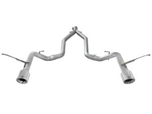 aFe Power - aFe Power Large Bore-HD 2-1/2in 409 Stainless Steel DPF-Back Exhaust System Jeep Grand Cherokee (WK2) 14-16 V6-3.0L (td) EcoDiesel - 49-46235 - Image 2