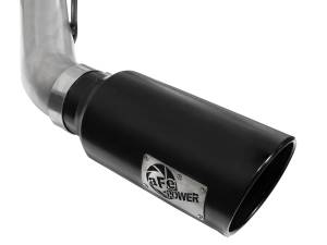 aFe Power - aFe Power Large Bore-HD 4 IN 409 Stainless Steel DPF-Back Exhaust System w/Black Tip Ford Diesel Trucks 11-14 V8-6.7L (td) - 49-43065-B - Image 6