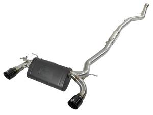aFe Power - aFe Power MACH Force-Xp 304 Stainless Steel Cat-Back Exhaust System w/Black Tips BMW 335i (F30) 12-15 / 435i (F32/F33) 14-16 L6-3.0L (t) N55 - 49-36340-B - Image 1