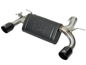 aFe Power - aFe Power MACH Force-Xp Axle-Back Stainless Steel Exhaust System w/Black Tip BMW 335i (F30) 12-15 / 435i (F32/F33) 14-16 L6-3.0L (t) N55 - 49-36336-B - Image 1