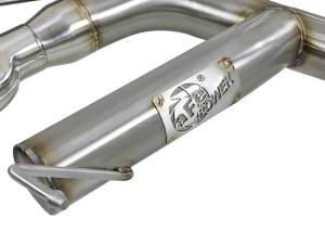 aFe Power - aFe Power MACH Force-Xp 3 IN 304 Stainless Steel Axle-Back Exhaust System w/Polished Tip BMW 135i (E82/88) 08-13 L6-3.0L (t) N54/N55 - 49-36302-P - Image 3