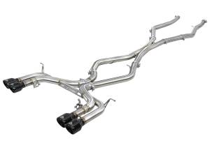 aFe Power MACH Force-XP 3-1/2 IN 304 Stainless Steel Cat-Back Exhaust w/ Black Tip  BMW X5 M (F85) / X6 M (F86) 15-19 V8-4.4L (tt) S63 - 49-36342-B