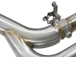 aFe Power - aFe Power MACH Force-XP 3-1/2 IN 304 Stainless Steel Cat-Back Exhaust w/ Black Tip  BMW X5 M (F85) / X6 M (F86) 15-19 V8-4.4L (tt) S63 - 49-36342-B - Image 4