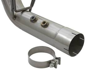 aFe Power - aFe Power Large Bore-HD 4 IN 409 Stainless Steel DPF-Back Exhaust w/Dual Polished Tips GM Diesel Trucks 17-19 V8-6.6L (td) L5P - 49-44086-P - Image 5