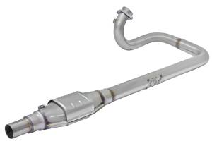 aFe Power - aFe POWER Direct Fit 409 Stainless Steel Catalytic Converter Jeep Wrangler (TJ) 97-99 L6-4.0L - 47-48005 - Image 1