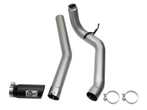 aFe Power - aFe Power Large Bore-HD 4 IN DPF-Back Stainless Steel Exhaust System w/Black Tip Nissan Titan XD 16-19 V8-5.0L (td) - 49-46113-B - Image 7