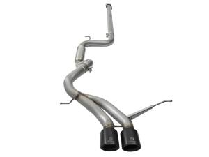 aFe Power - aFe Power Takeda 3 IN 304 Stainless Steel Cat-Back Exhaust System w/Black Tip Ford Focus ST 13-18 L4-2.0L (t) - 49-33083-B - Image 2