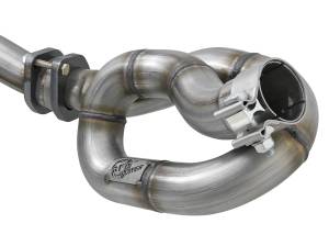 aFe Power - aFe Power Twisted Steel 409 Stainless Steel Loop-Relocation & Y-Pipe Performance Package Jeep Wrangler (JK) 12-18 V6-3.6L - 48-46207-PK - Image 2