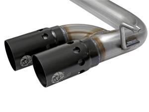 aFe Power - aFe Power Rebel Series 3 IN 409 Stainless Steel DPF-Back Exhaust System w/Black Tip GM Colorado/Canyon 16-22 L4-2.8L (td) LWN - 49-44065-B - Image 3