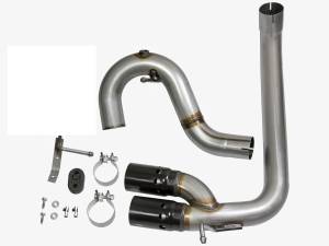 aFe Power - aFe Power Rebel Series 3 IN 409 Stainless Steel DPF-Back Exhaust System w/Black Tip GM Colorado/Canyon 16-22 L4-2.8L (td) LWN - 49-44065-B - Image 5