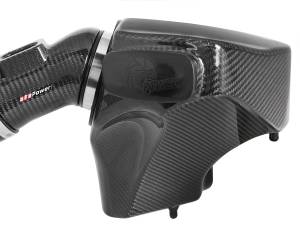 aFe Power - aFe Power Black Series Carbon Fiber Cold Air Intake System w/ Pro 5R Filter BMW M2 Competition (F87) 19-21/M3/M4 (F80/82/83) 15-20 L6-3.0L (tt) S55 - 54-76305-CF - Image 6