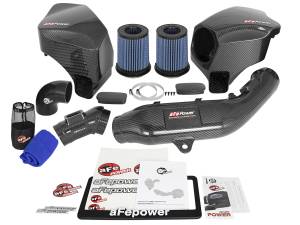 aFe Power - aFe Power Black Series Carbon Fiber Cold Air Intake System w/ Pro 5R Filter BMW M2 Competition (F87) 19-21/M3/M4 (F80/82/83) 15-20 L6-3.0L (tt) S55 - 54-76305-CF - Image 8