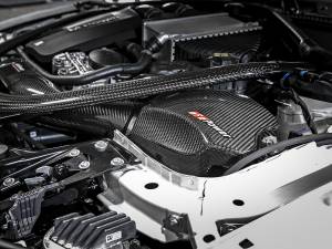 aFe Power - aFe Power Black Series Carbon Fiber Cold Air Intake System w/ Pro 5R Filter BMW M2 Competition (F87) 19-21/M3/M4 (F80/82/83) 15-20 L6-3.0L (tt) S55 - 54-76305-CF - Image 11