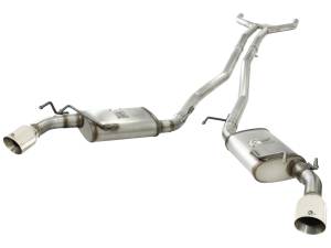 aFe Power MACH Force-Xp 2-1/2in 409 Stainless Steel Cat-Back Exhaust System w/Polished Tip Chevrolet Camaro 10-13 V6-3.6L - 49-44042-P