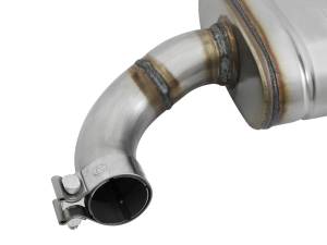 aFe Power - aFe Power MACH Force-Xp 2-1/2 IN 409 Stainless Steel Axle-Back Dual Exhaust w/ Polished Tip Ford Mustang 15-21 L4-2.3L (t)/V6-3.7L - 49-43085-P - Image 5