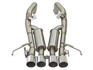 aFe Power - aFe Power MACH Force-Xp 304 Stainless Steel Axle-Back Exhaust System w/Polished Tips Chevrolet Corvette (C7) 14-19 V8-6.2L LT1 - 49-34056-P - Image 2