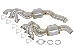 aFe Power - aFe Power Twisted Steel Long Tube Header 304 Stainless Steel w/ Cat BMW M3 (E46) 01-06 L6-3.2L S54 - 48-36314-HC - Image 6