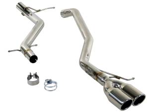 aFe Power MACH Force-Xp 2-1/2 in 304 Stainless Steel Cat-Back Exhaust w/Polished Tips Volkswagen Jetta 09-10 L4-2.0L (tdi) - 49-36401