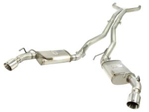 aFe Power - aFe Power MACH Force-Xp 3 IN 409 Stainless Steel Cat-Back Exhaust System w/Polished Tip Chevrolet Camaro 10-13 V8-6.2L - 49-44039-P - Image 1