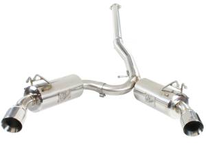aFe Power - aFe Power Takeda 3 IN to 2-1/2 IN 304 Stainless Steel Cat-Back Exhaust w/ Polished Tips Mitsubishi Lancer EVO X 08-15 L4-2.0L (t) - 49-36701 - Image 2