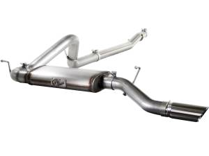 aFe Power - aFe Power MACH Force-Xp 3 IN 409 Stainless Steel Cat-Back Exhaust System Jeep Wrangler (JK) 12-18 V6-3.6L - 49-46211 - Image 1