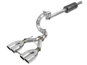 aFe Power Rebel Series 2-1/2 IN 304 Stainless Steel Cat-Back Exhaust w/ Polished Tip Jeep Wrangler (JL) 18-23 V6-3.6L - 49-38073-P