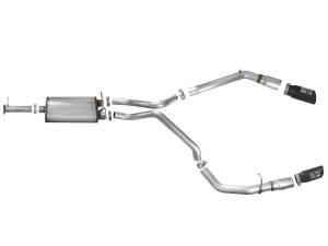 aFe Power - aFe Power MACH Force-Xp 3 IN Stainless Steel Cat-Back Exhaust System w/ Dual Black Tips RAM 1500 (DT) 19-23 V8-5.7L HEMI - 49-42059-B - Image 4