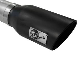 aFe Power - aFe Power Large Bore-HD 5 IN 409 Stainless Steel DPF-Back Exhaust System w/Black Tip Ford Diesel Trucks 15-16 V8-6.7L (td) - 49-43064-B - Image 6