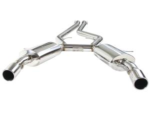 aFe Power - aFe Power MACH Force-Xp 2-3/4 IN 304 Stainless Steel Cat-Back Exhaust System BMW 335i (E90/92/93) 07-10 L6-3.0L (t) N54 - 49-36301 - Image 2