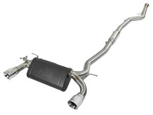 aFe Power - aFe Power MACH Force-Xp 304 Stainless Steel Cat-Back Exhaust System w/Polished Tips BMW 335i (F30) 12-15 / 435i (F32/F33) 14-16 L6-3.0L (t) N55 - 49-36340-P - Image 1