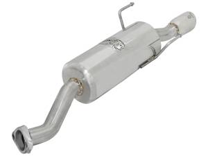 aFe Power - aFe Power Takeda 2in 304 Stainless Steel Axle-Back Exhaust w/Polished Tip Honda Fit 07-08 L4-1.5L - 49-36611 - Image 3