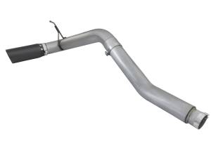 aFe Power - aFe Power Large Bore-HD 5 IN DPF-Back Stainless Steel Exhaust System w/Black Tip Nissan Titan XD 16-19 V8-5.0L (td) - 49-46112-B - Image 3