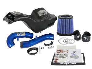 aFe Power - aFe Power Momentum XP Cold Air Intake System w/ Pro 5R Filter Blue Ford F-150 Raptor 17-20 V6-3.5L (tt) - 54-73120-L - Image 6