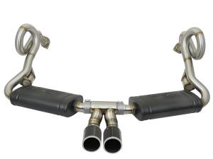 aFe Power - aFe Power MACH Force-Xp 2-1/2 IN to 2 IN Stainless Steel Cat-Back Exhaust System Carbon Porsche Cayman S/Boxster S (981) 13-16 H6-2.7L/3.4L - 49-36415-C - Image 2