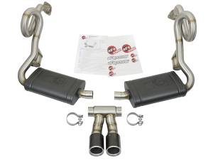 aFe Power - aFe Power MACH Force-Xp 2-1/2 IN to 2 IN Stainless Steel Cat-Back Exhaust System Carbon Porsche Cayman S/Boxster S (981) 13-16 H6-2.7L/3.4L - 49-36415-C - Image 8