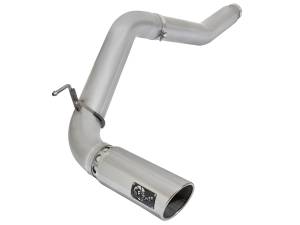 aFe Power ATLAS 5 IN Aluminized Steel DPF-Back Exhaust System w/ Polished Tip Nissan Titan XD 16-19 V8-5.0L (td) - 49-06112-P